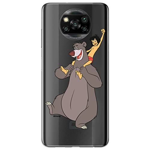 ERT GROUP etui na telefon Xiaomi POCOPHONE X3, case oryginalny i oficjalnie licencjonowany przez Disney, wzór Jungle Book 002, optymalnie dopasowane, plecki z TPU częściowo przeźroczyste