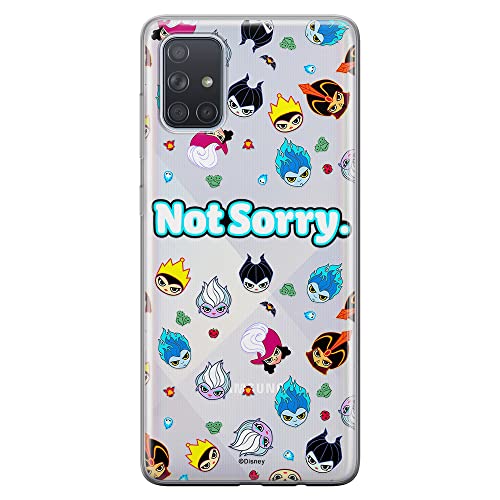ERT GROUP etui na telefon Samsung A71, case oryginalny i oficjalnie licencjonowany przez Disney, wzór Disney Villains 005, optymalnie dopasowane, plecki z TPU częściowo przeźroczyste