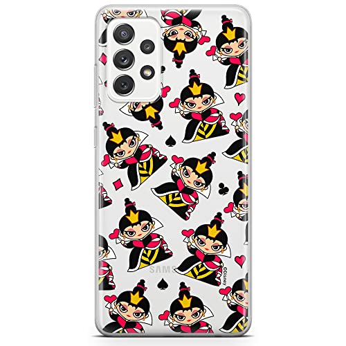 ERT GROUP etui na telefon Samsung A52 5G / A52 LTE 4G / A52S 5G, case oryginalny i oficjalnie licencjonowany przez Disney, wzór Queen of Hearts 002, plecki z TPU częściowo przeźroczyste