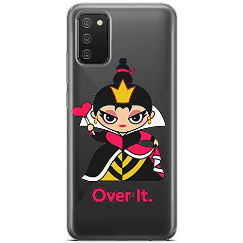 Etui dedykowane do SAMSUNG A02S wzór:  Królowa Kier 001 oryginalne i oficjalnie licencjonowane