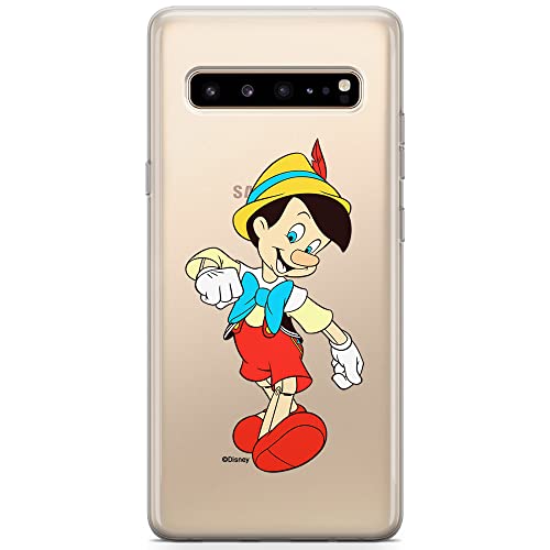 ERT GROUP etui na telefon Samsung S10 5G, case oryginalny i oficjalnie licencjonowany przez Disney, wzór Pinocchio 001, optymalnie dopasowane, plecki z TPU częściowo przeźroczyste