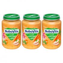 BoboVita Rosołek z kurczaka z ryżem po 6 miesiącu Zestaw 3 x 190 g