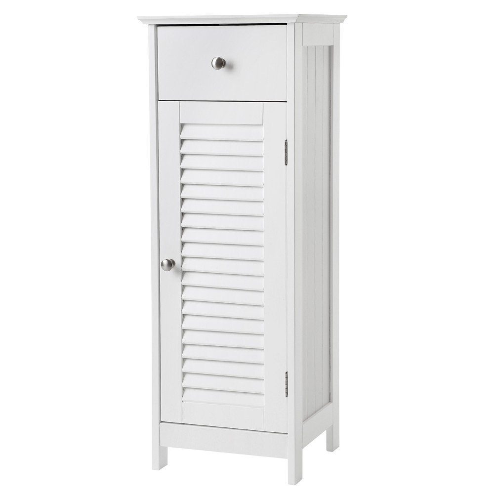 Songmics FLOORBATHROOMCABINET/WHITE/32X30X87CM CABINET/WH/87CM