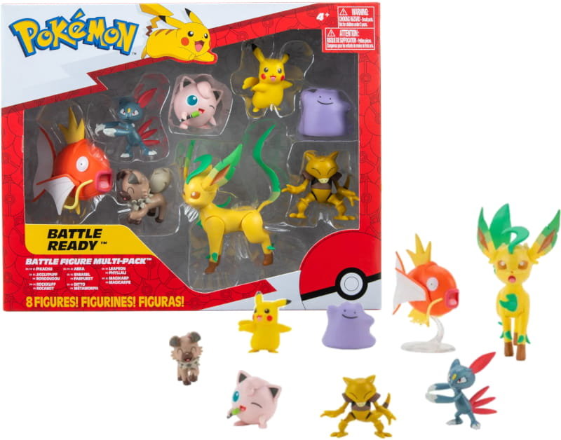 Pokemon Zestaw Oryginalne Figurki Bitewne 8 szt. 4+