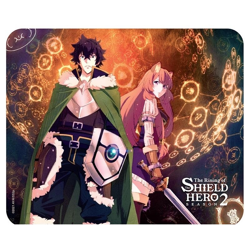 Podkładka Materiałowa Pod Mysz The Rising Of The Shield Hero - Naofumi & Raphtalia