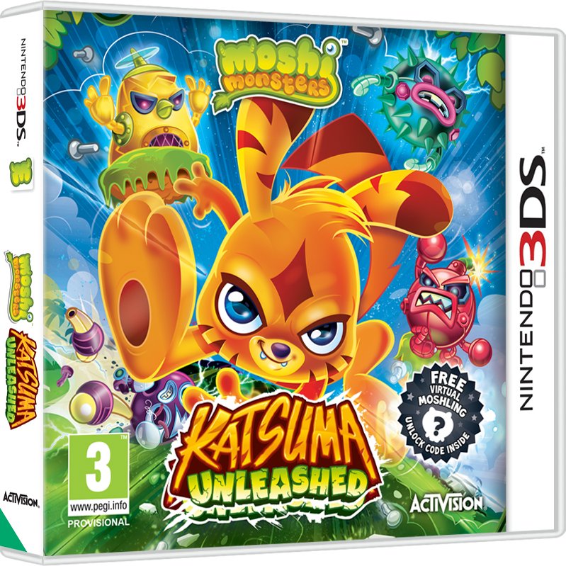 Moshi Monsters Katsuma Unleashed 3DS