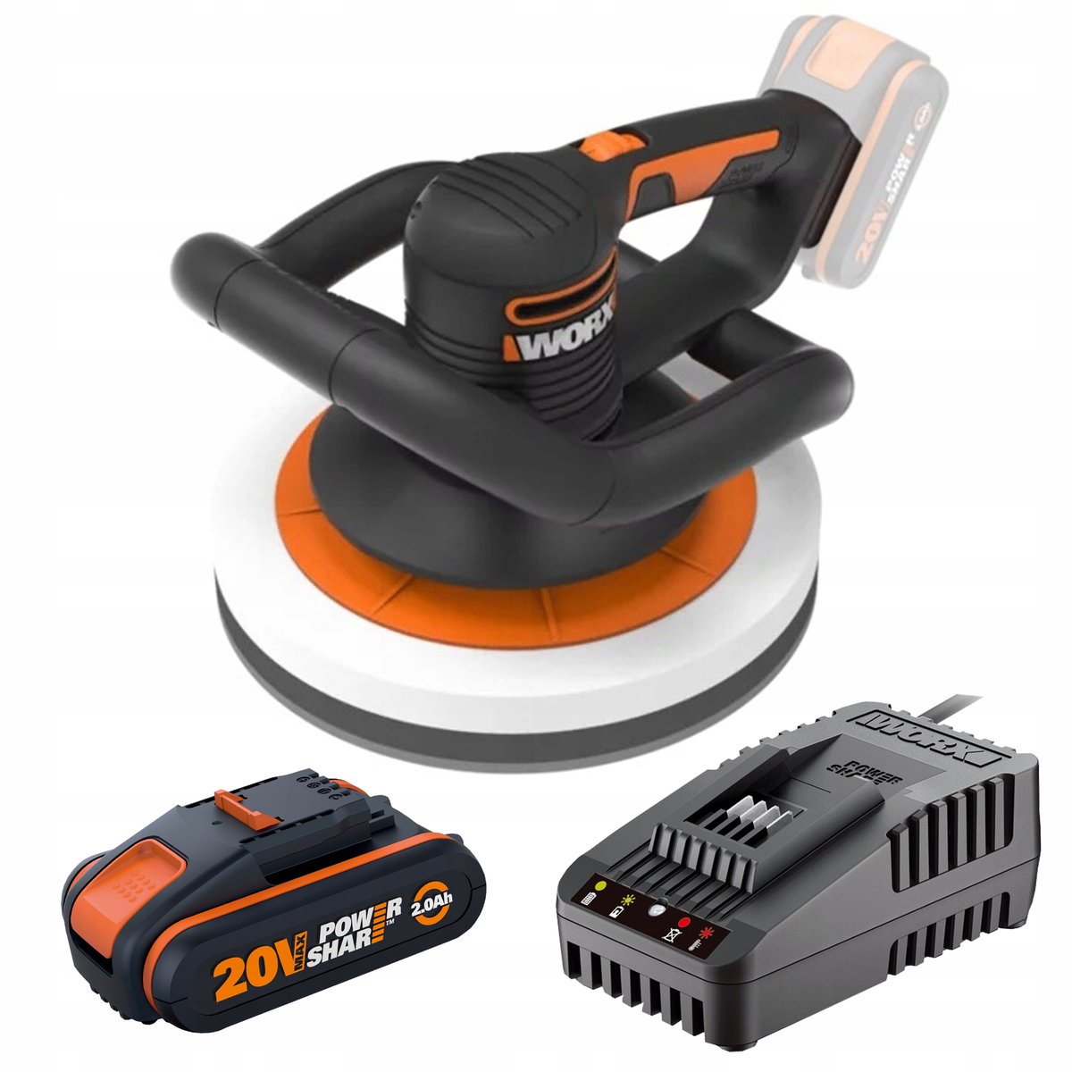 WORX Polerka Samochodowa Worx Wx856.9 Bezprzewodowa 20V