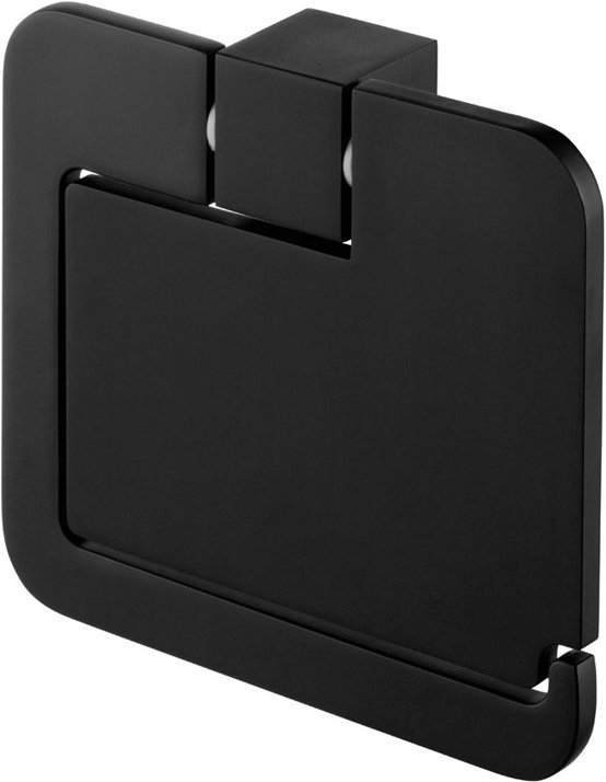 Bisk S.A. Uchwyt wc z klapką - Futura Black 02961