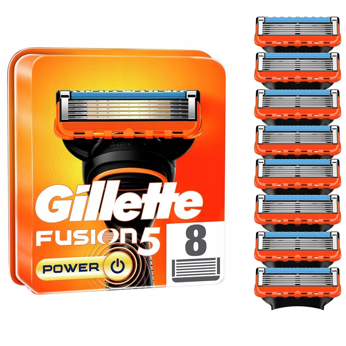 Gillette Fusion5 Power ostrze do maszynki 8 szt.