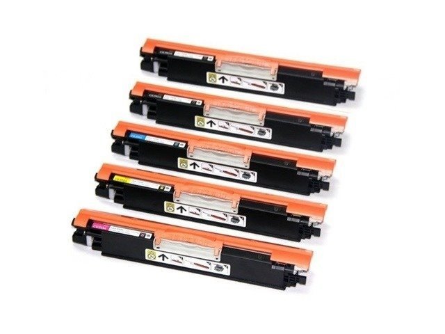 Zestaw 5 Toner do CE310A CP1025nw Mfp M175a M175nw