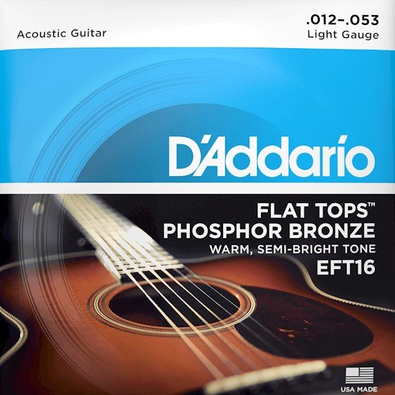 DAddario Daddario EFT16 12-53 flat tops