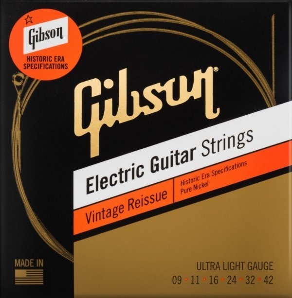 Struny do gitary elektrycznej Gibson SEG-HVR9 9-42