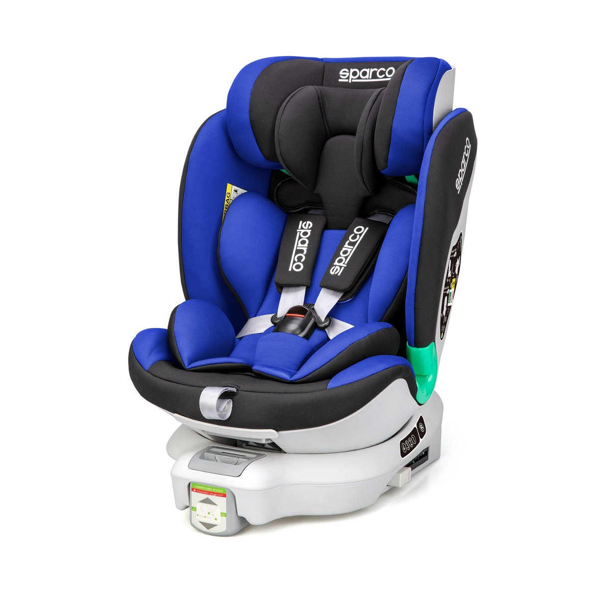 Fotelik SPARCO SK6000i 9-25 kg ISOFIX niebieski