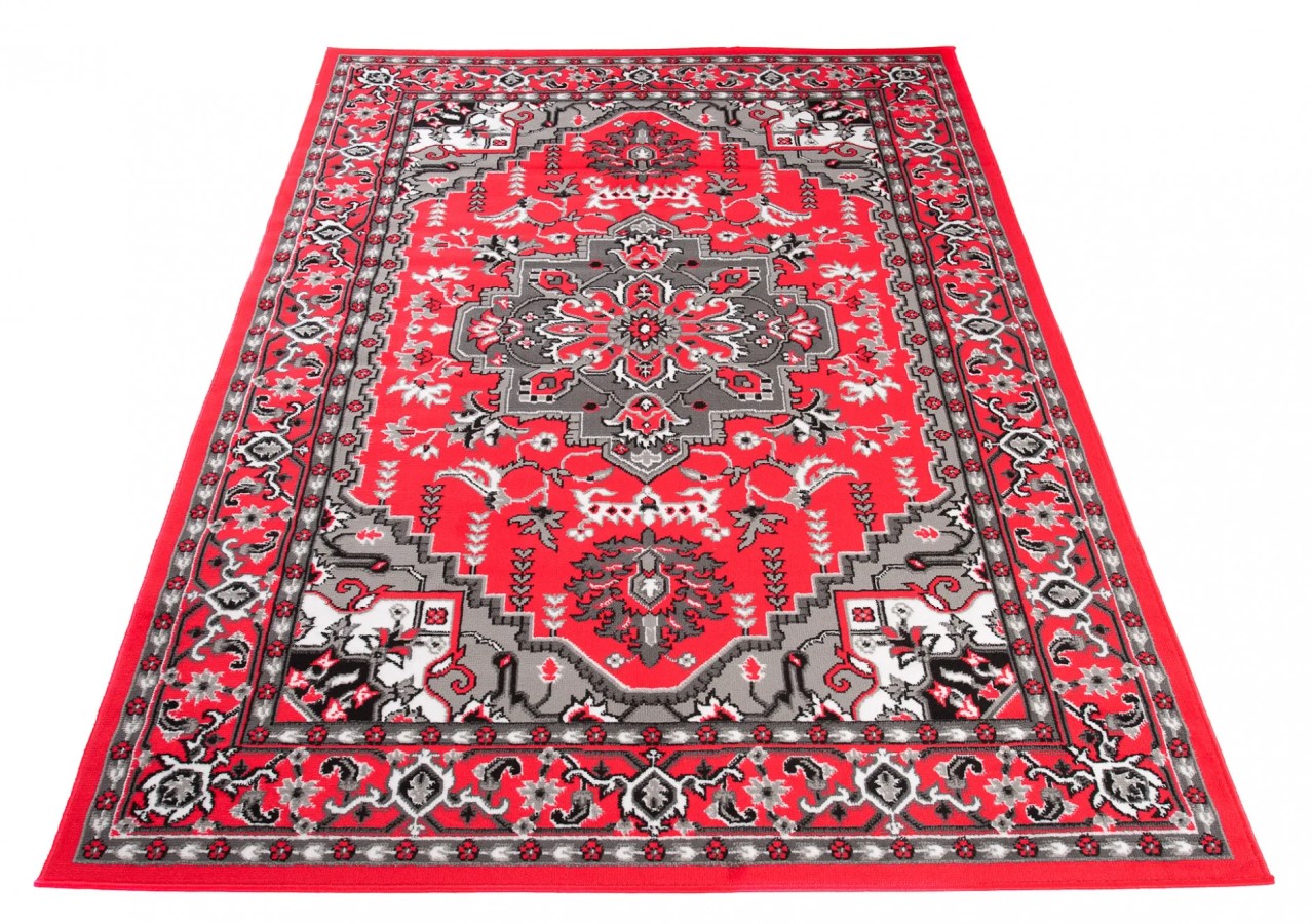 Czerwony dywan wzorzysty S3-W90