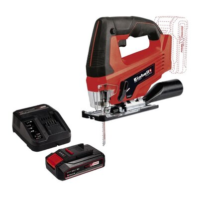 Wyrzynarka EINHELL TC-JS 18 Li-Solo + Akumulator EINHELL 4512097 2.5 Ah 18V + Ładowarka