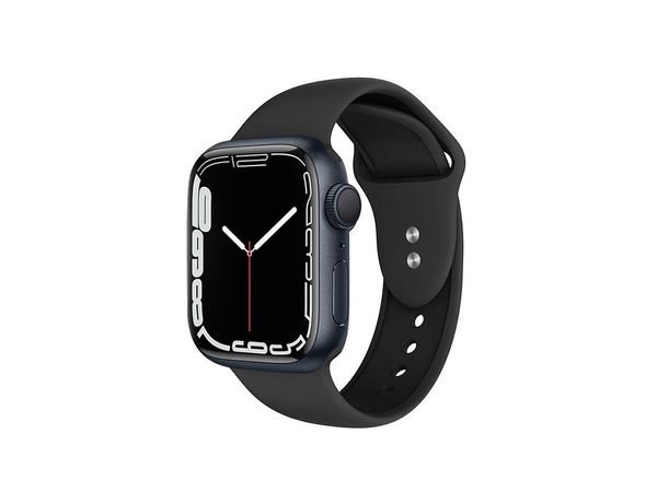 Pasek CRONG Liquid do Apple Watch (38/40/41/42mm) Czarny