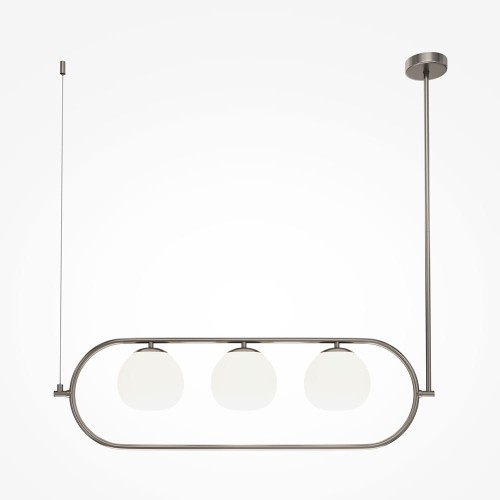Metalowa lampa wisząca Erich MOD221PL-03N kule chrom