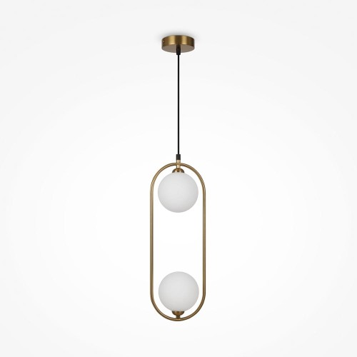 Lampa wisząca eliptyczna Ring MOD013PL-02BS1 zwis mosiądz