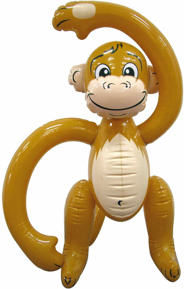 Dekoracja dmuchana Małpka - 61 cm - 1 szt.
