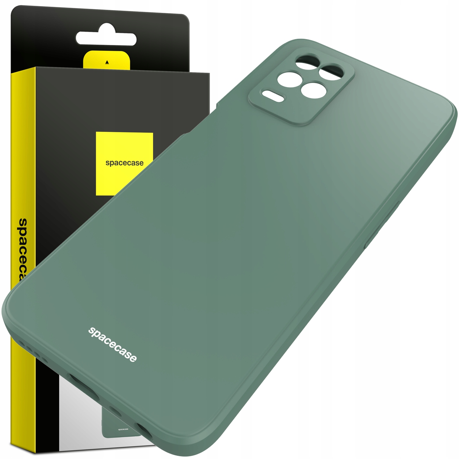 Spacecase Etui Silicone Case Realme 8 5G dark green