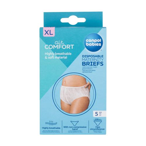 Canpol Babies Air Comfort Disposable Maternity Briefs XL majtki poporodowe 5 szt dla kobiet