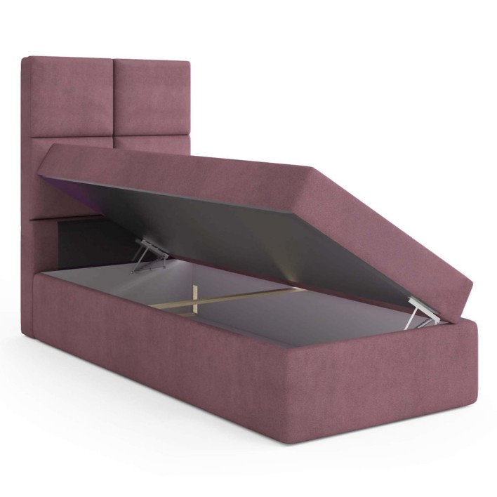 Łóżko kontynentalne 100x200 PORTO MINI pojemnik, materac | kolor do wyboru