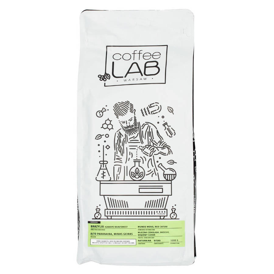 kawa ziarnista COFFEE LAB BRAZYLIA IGARAPE RAINFOREST 1kg ESPRESSO