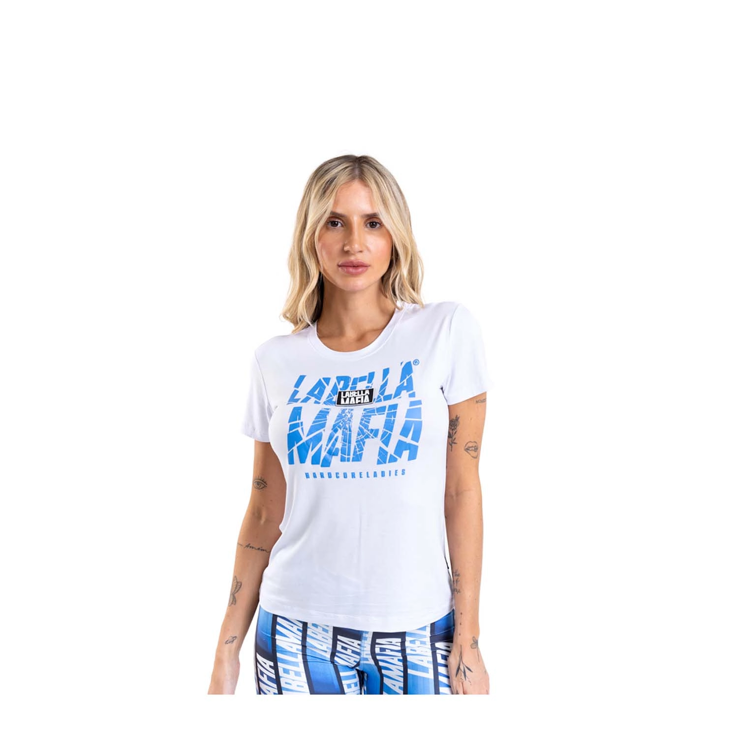 Koszulka damska LABELLAMAFIA T-SHIRT HARDCORE WHITE