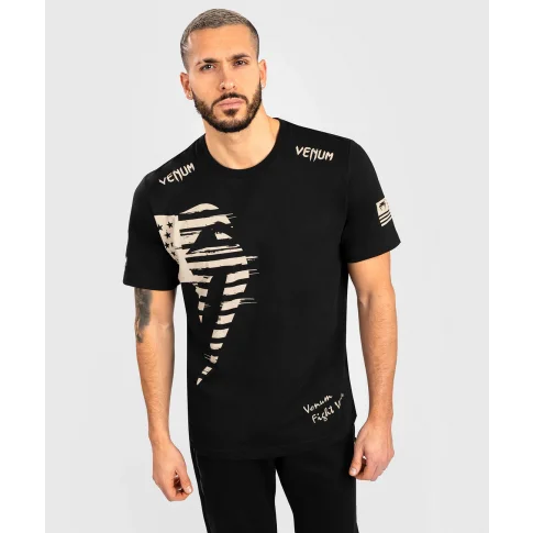Venum T-Shirt Giant USA Regular Fit Black