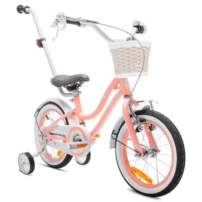 Sun Baby Heart Bike 14 cali dla dziewczynki Morelowy 2023