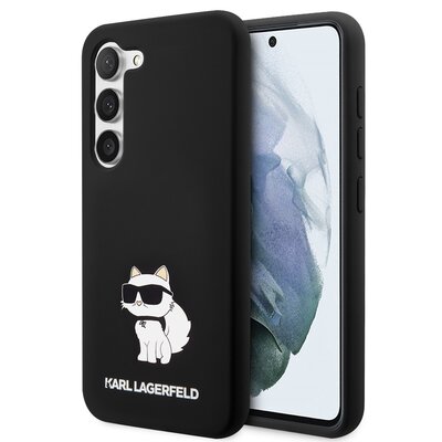 Karl Lagerfeld KLHCS23MSNCHBCK S23+ S916 hardcase czarny/black Silicone Choupette