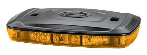 HELLA 2RL 014 566-201 LED-Światło ostrzegawcze - Micro Lightbar - 12/24V - żółty - Połączenie śrubowe - przezroczysty - żółty - Przewodu: 500[mm] - Oprawa