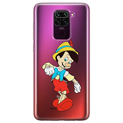 ERT GROUP etui na telefon Xiaomi REDMI NOTE 9, case oryginalny i oficjalnie licencjonowany przez Disney, wzór Pinocchio 001, optymalnie dopasowane, plecki z TPU częściowo przeźroczyste