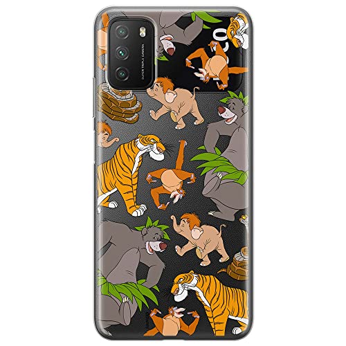 ERT GROUP etui na telefon Xiaomi REDMI 9T/ POCO M3, case oryginalny i oficjalnie licencjonowany przez Disney, wzór Jungle Book 003, optymalnie dopasowane, plecki z TPU częściowo przeźroczyste