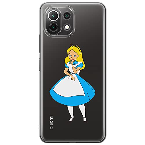 ERT GROUP etui na telefon Xiaomi 11 LITE 4G/5G, case oryginalny i oficjalnie licencjonowany przez Disney, wzór Alice 010, plecki z TPU częściowo przeźroczyste
