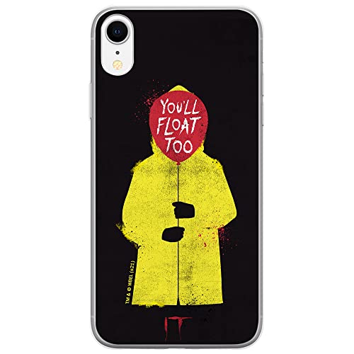ERT GROUP etui na telefon Apple Iphone XR, case oryginalny i oficjalnie licencjonowany przez Horror, wzór It 003, optymalnie dopasowane, plecki z TPU