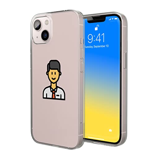 Bonateks, Etui na telefon komórkowy z cyfrowym nadrukiem, kompatybilne z iPhone 14, etui ochronne, odporne na uderzenia, silikonowe, elastyczne, przezroczyste etui na telefon