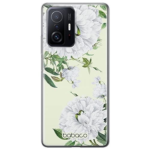 ERT GROUP etui na telefon Xiaomi 11T 5G / 11T PRO 5G, case oryginalny i oficjalnie licencjonowany przez Babaco, wzór Flowers 047, optymalnie dopasowane, plecki z TPU
