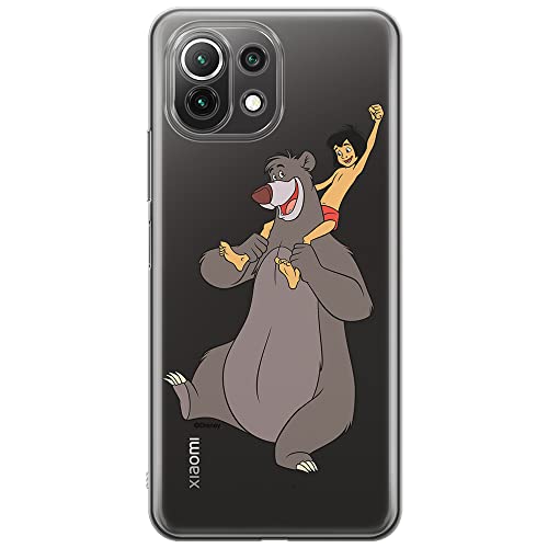 ERT GROUP etui na telefon Xiaomi 11 LITE 4G/5G, case oryginalny i oficjalnie licencjonowany przez Disney, wzór Jungle Book 002, plecki z TPU częściowo przeźroczyste