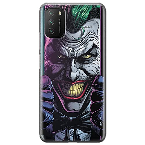 ERT GROUP etui na telefon Xiaomi REDMI 9T/ POCO M3, case oryginalny i oficjalnie licencjonowany przez DC, wzór Joker 015, optymalnie dopasowane, plecki z TPU