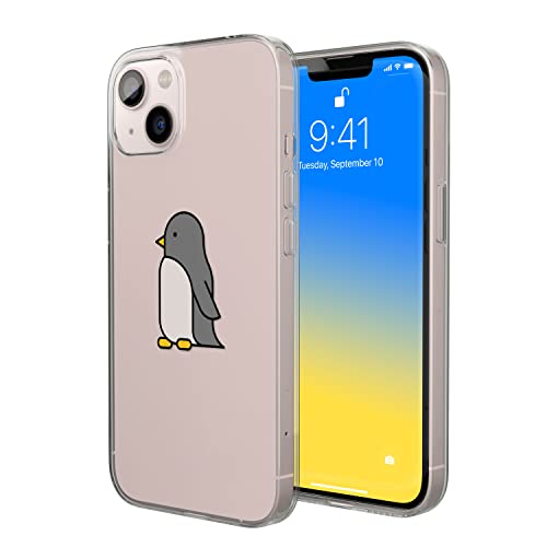Bonateks, Etui na telefon komórkowy z cyfrowym nadrukiem, kompatybilne z iPhone 14, etui ochronne, odporne na uderzenia, silikonowe, elastyczne, przezroczyste etui na telefon