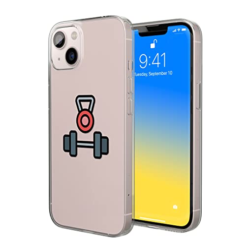 Bonateks, Etui na telefon komórkowy z cyfrowym nadrukiem, kompatybilne z iPhone 14, etui ochronne, odporne na uderzenia, silikonowe, elastyczne, przezroczyste etui na telefon