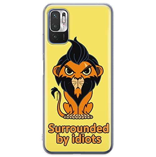 ERT GROUP etui na telefon Xiaomi REDMI NOTE 10 5G / POCO M3 PRO, case oryginalny i oficjalnie licencjonowany przez Disney, wzór Scar 001, optymalnie dopasowane, plecki z TPU