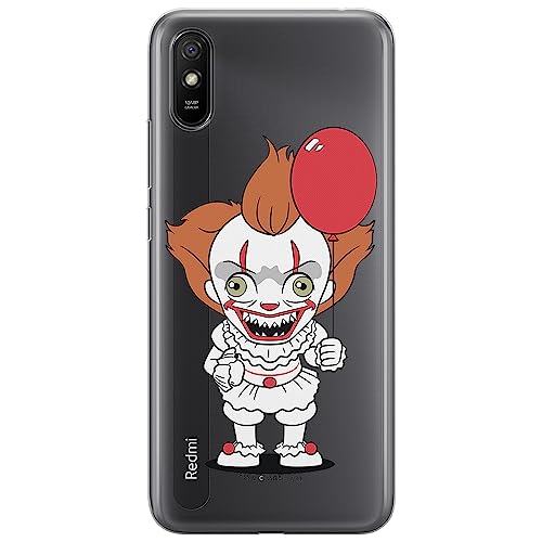 ERT GROUP etui na telefon Xiaomi REDMI 9A, case oryginalny i oficjalnie licencjonowany przez Horror, wzór It 006, optymalnie dopasowane, plecki z TPU częściowo przeźroczyste