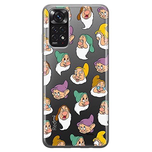 ERT GROUP etui na telefon Xiaomi REDMI 10, case oryginalny i oficjalnie licencjonowany przez Disney, wzór Snow White and the Seven Dwarfs 015, plecki z TPU częściowo przeźroczyste