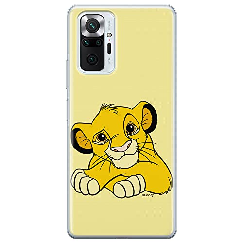 ERT GROUP etui na telefon Xiaomi REDMI NOTE 10 PRO, case oryginalny i oficjalnie licencjonowany przez Disney, wzór Simba & Friends 009, optymalnie dopasowane, plecki z TPU