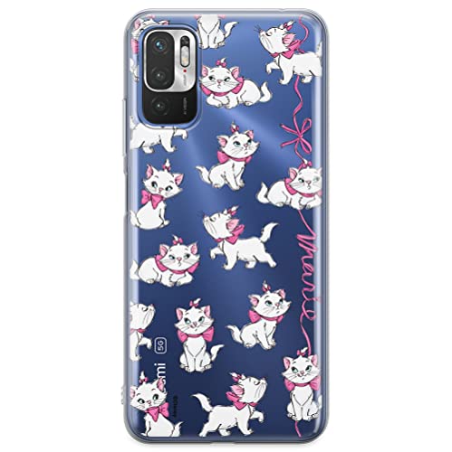 ERT GROUP etui na telefon Xiaomi REDMI NOTE 10 5G / POCO M3 PRO, case oryginalny i oficjalnie licencjonowany przez Disney, wzór Marie 008, optymalnie dopasowane, plecki z TPU częściowo przeźroczyste