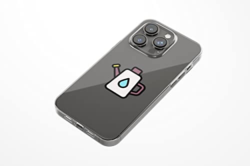 Bonateks, Etui z cyfrowym nadrukiem kompatybilne z iPhone 14 Pro, etui na telefon komórkowy, ochronne, odporne na uderzenia, silikonowe, elastyczne, przezroczyste etui na telefon