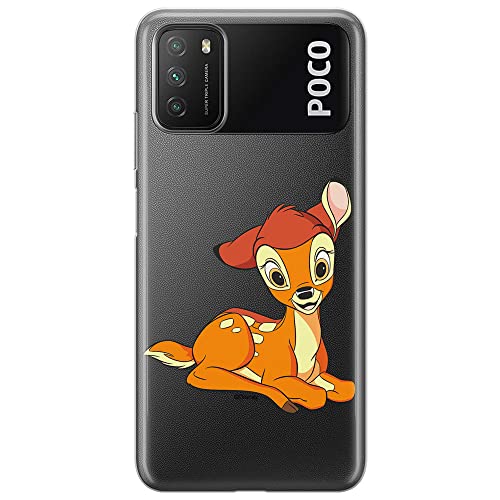 ERT GROUP etui na telefon Xiaomi REDMI 9T/ POCO M3, case oryginalny i oficjalnie licencjonowany przez Disney, wzór Bambi 016, optymalnie dopasowane, plecki z TPU częściowo przeźroczyste