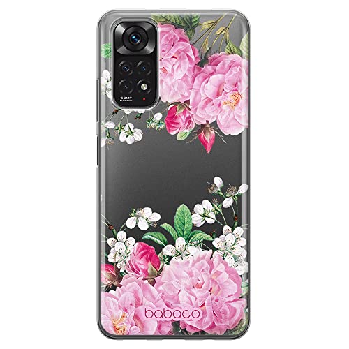 ERT GROUP etui na telefon Xiaomi REDMI 10, case oryginalny i oficjalnie licencjonowany przez Babaco, wzór Flowers 046, optymalnie dopasowane, plecki z TPU częściowo przeźroczyste